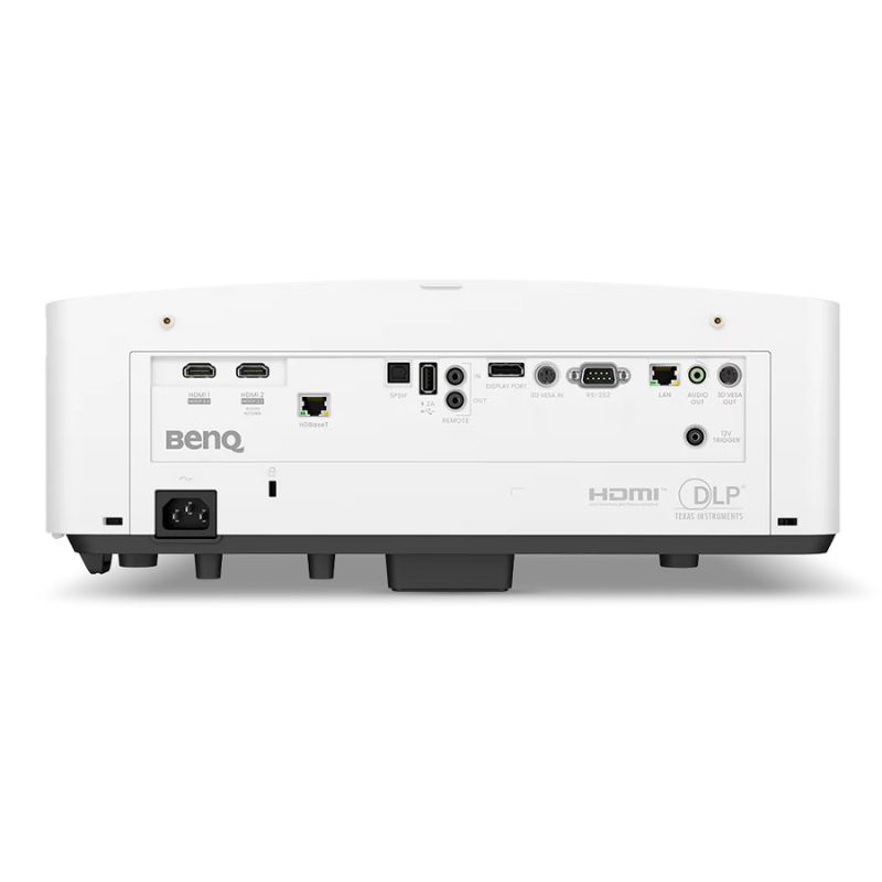 BenQ LK935 5500 Lumen 4K Laser Normal Throw Golf Simulator Projector rear view.