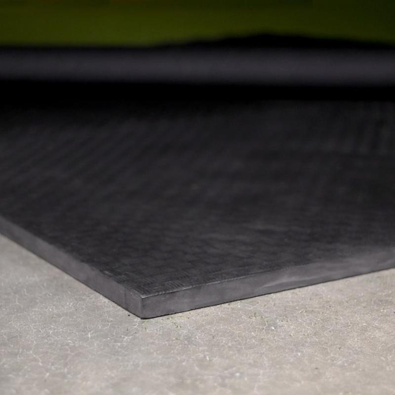Carl's Place Golf Room Floor Tiles corner view.