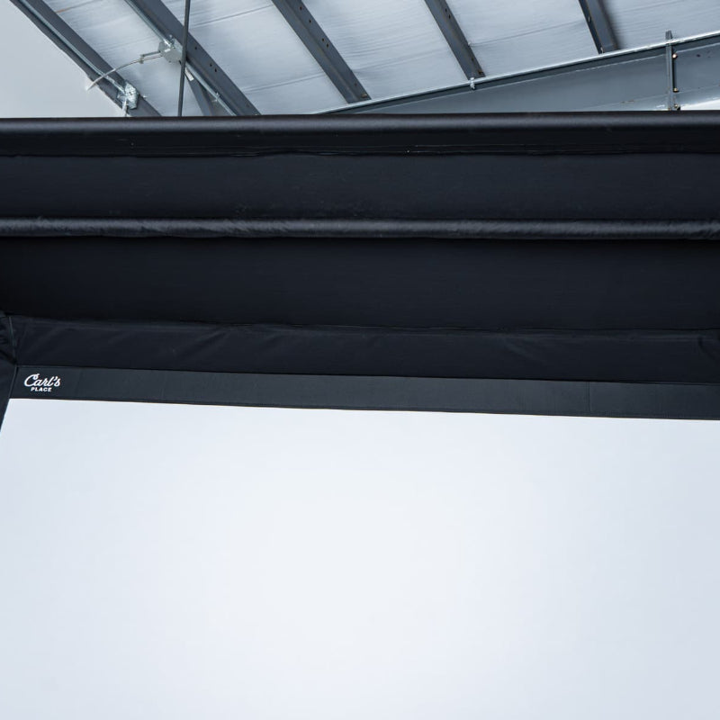 Carl's Place Movable Ceiling Crossbar lower front view.