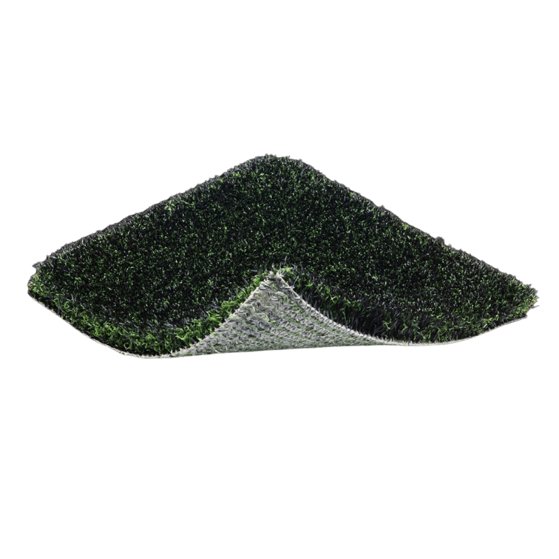 A sample swatch of EZTee Camo Golf Hitting Turf.