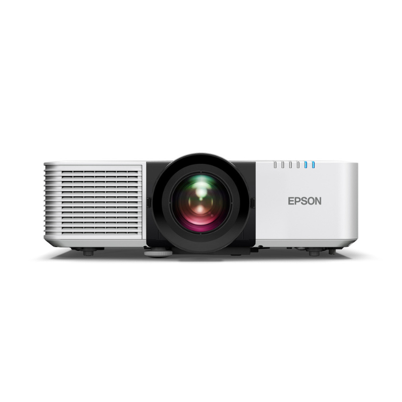Epson L690SU Powerlite 6200-Lumen WUXGA Short Throw 3LCD Laser Projector front view.