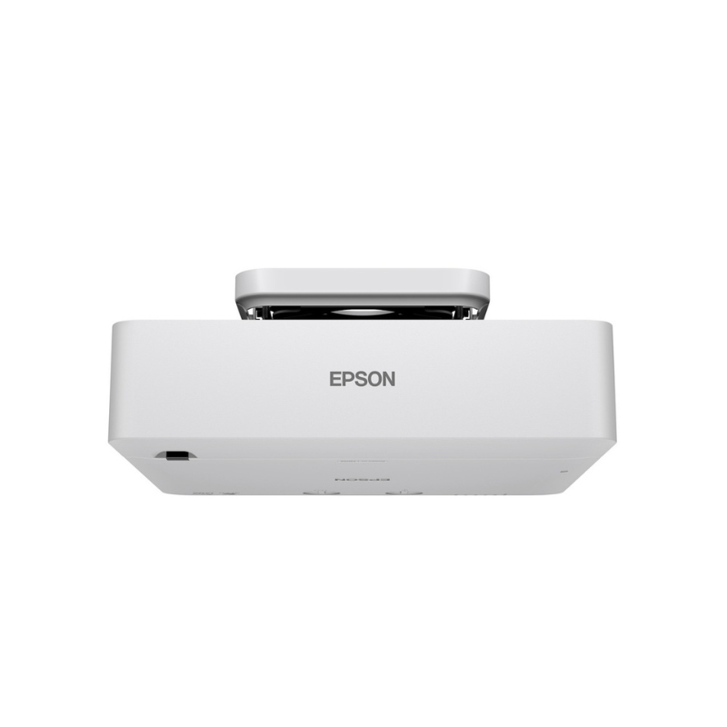 Epson L790SE PowerLite 7000 Lumen WUXGA Short Throw 3LCD Laser Projector with 4K Enhancement collapsed mount rear view.