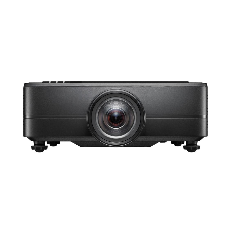 Optoma ZU920TST 9800 Lumens WUXGA Short Throw Golf Simulator Projector front view.