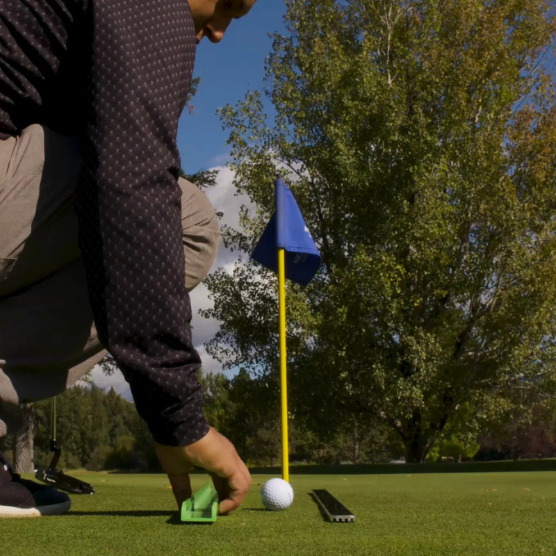 Scratch Stick & Magnet used for putting practice.