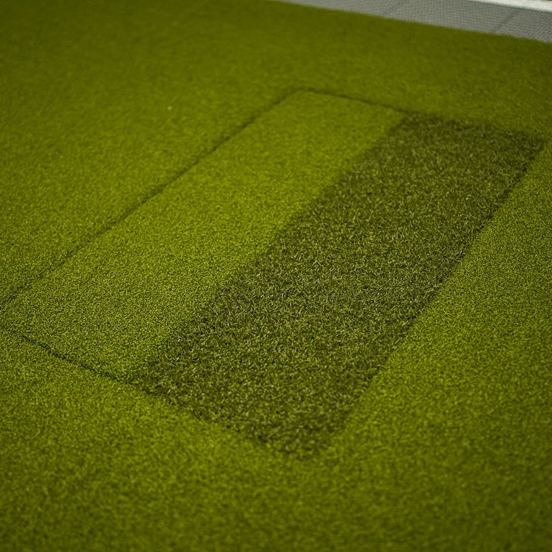 The Country Club Centerstrike Golf Mat by Real Feel Golf Mats close up mat texture.