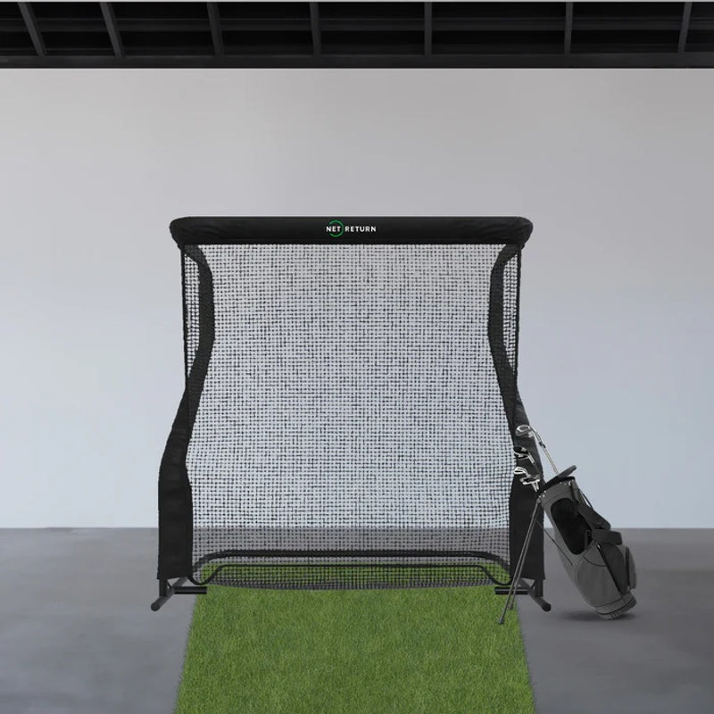 The Net Return Home Series Golf Net Home front view setup.