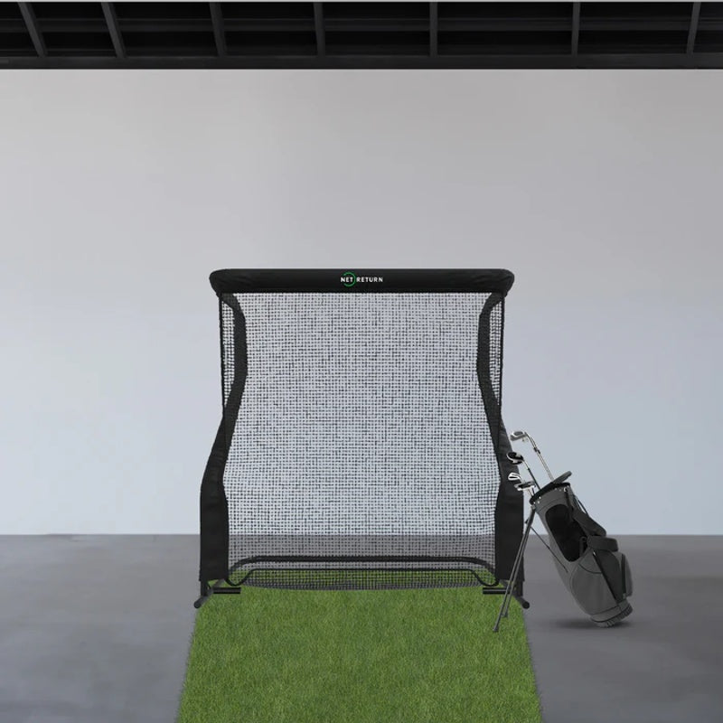 The Net Return Home Series Golf Package Mini Package setup complete view.
