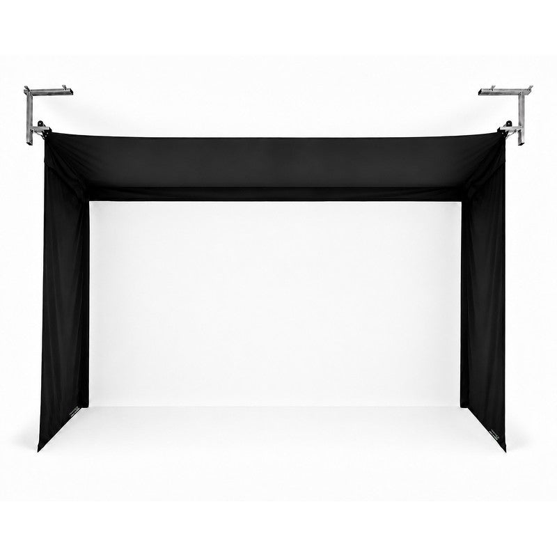 The SportsScreen Vanish Series Golf Simulator Enclosure Vanish 16H hero render view.