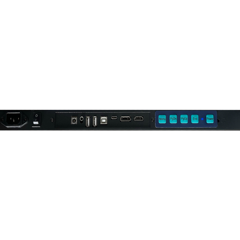 Touch Screen Guru Ultra Series 43" 4K Touch Screen Monitor rear ports.