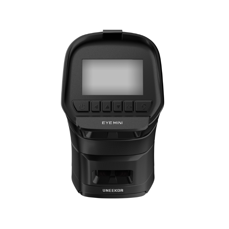 Uneekor EYE MINI Launch Monitor top view.